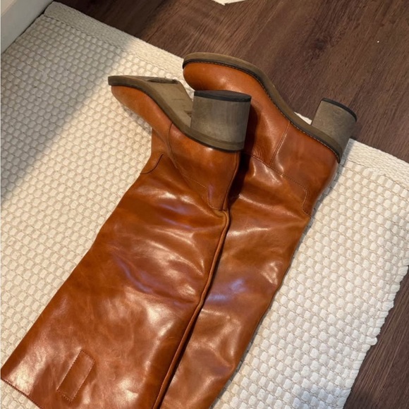 Free people leather boots size 6 - Picture 9 of 9